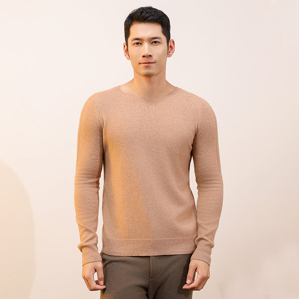 Shokay Men's Classic 100% Crewneck Sweater