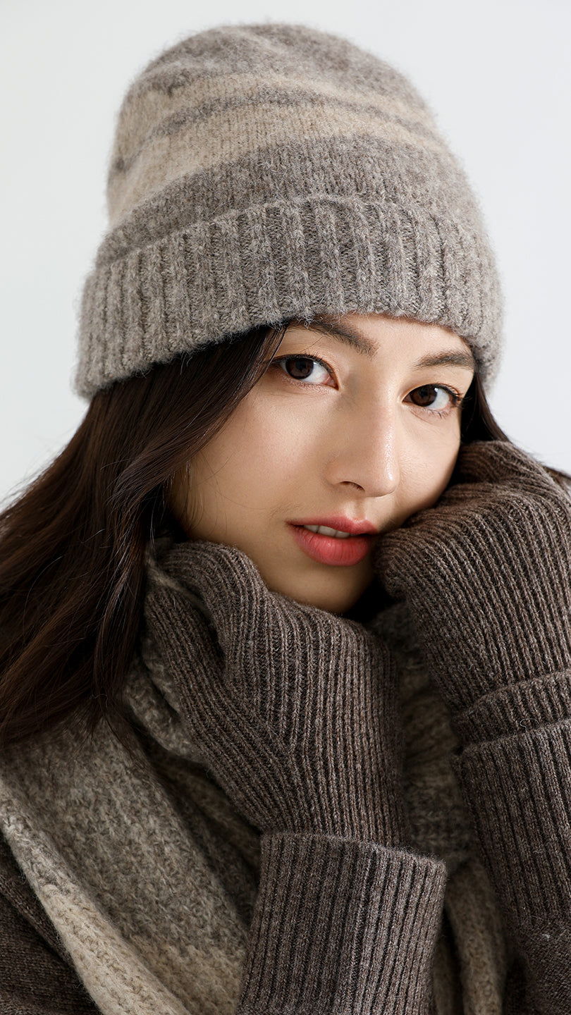 SEE SEE WOOL HAT アイボリー Shiraleah Super Soft Fantasy Beanie : Target