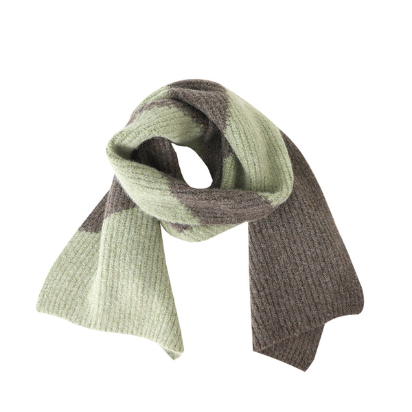 Above Land Jacquard Yak Wool Scarf