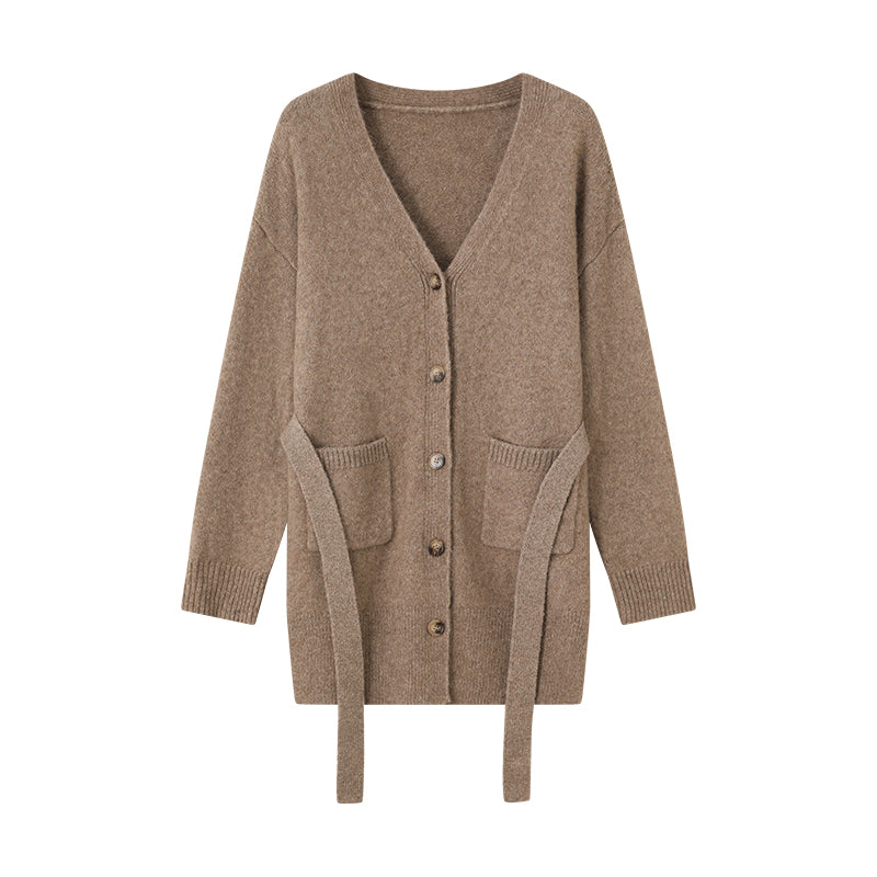 YOKE \"BROKEN CARDIGAN\" ブラウン YOKE 