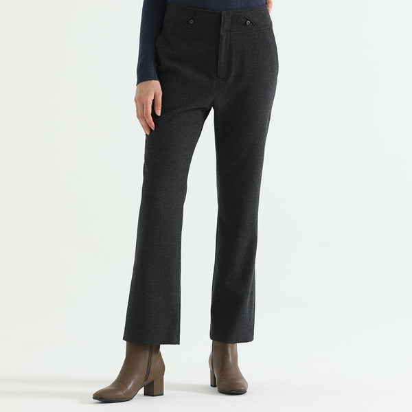 Women's Cropped Woolen Pants