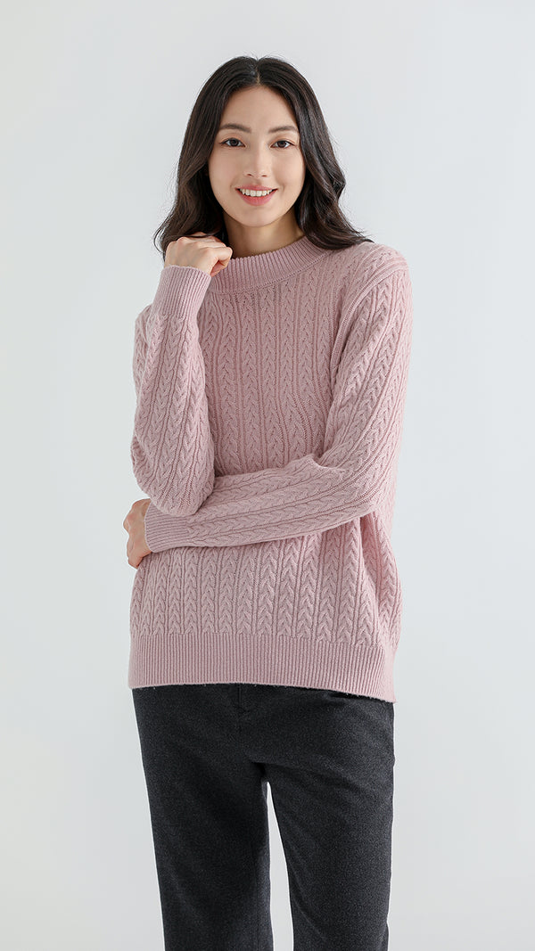 Women's Shambala 100% Yak Cable Sweater