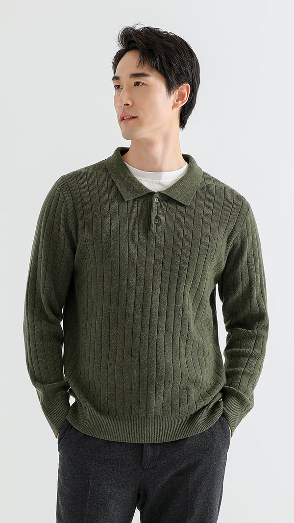 Classic Polo Sweater