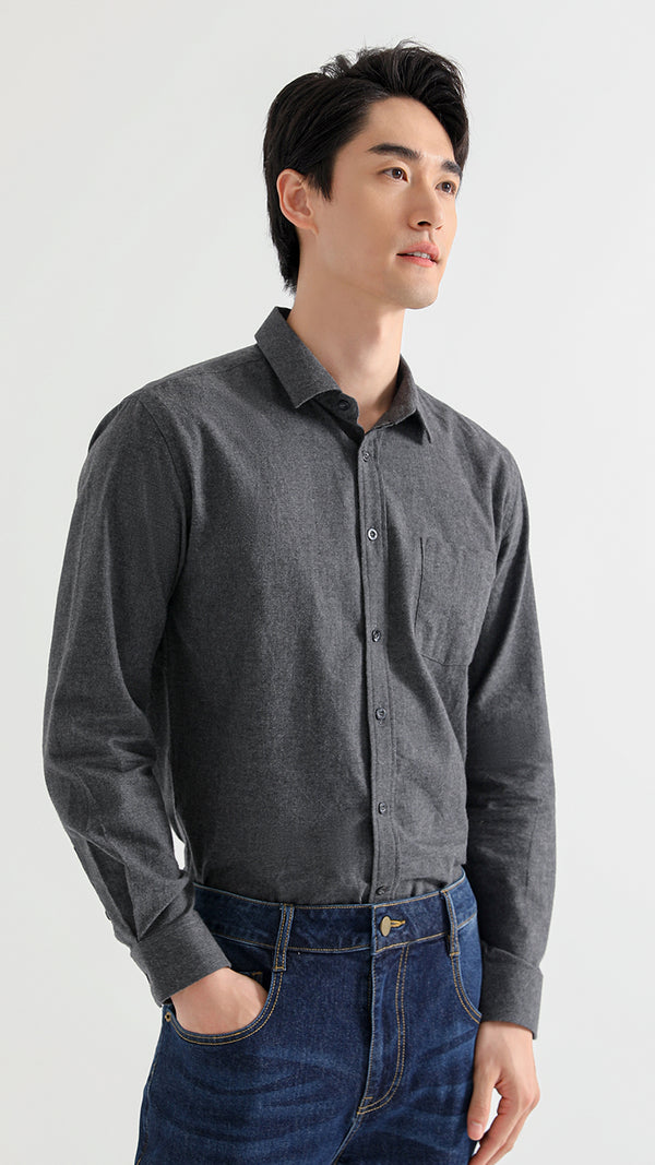 Shoton Men's Brushed Twill Shirt