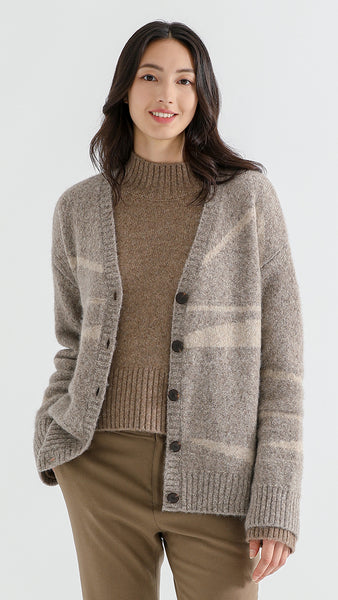 トップス YOKE 22AW STILL JACQUARD CARDIGAN YOKE TOKYO | mark